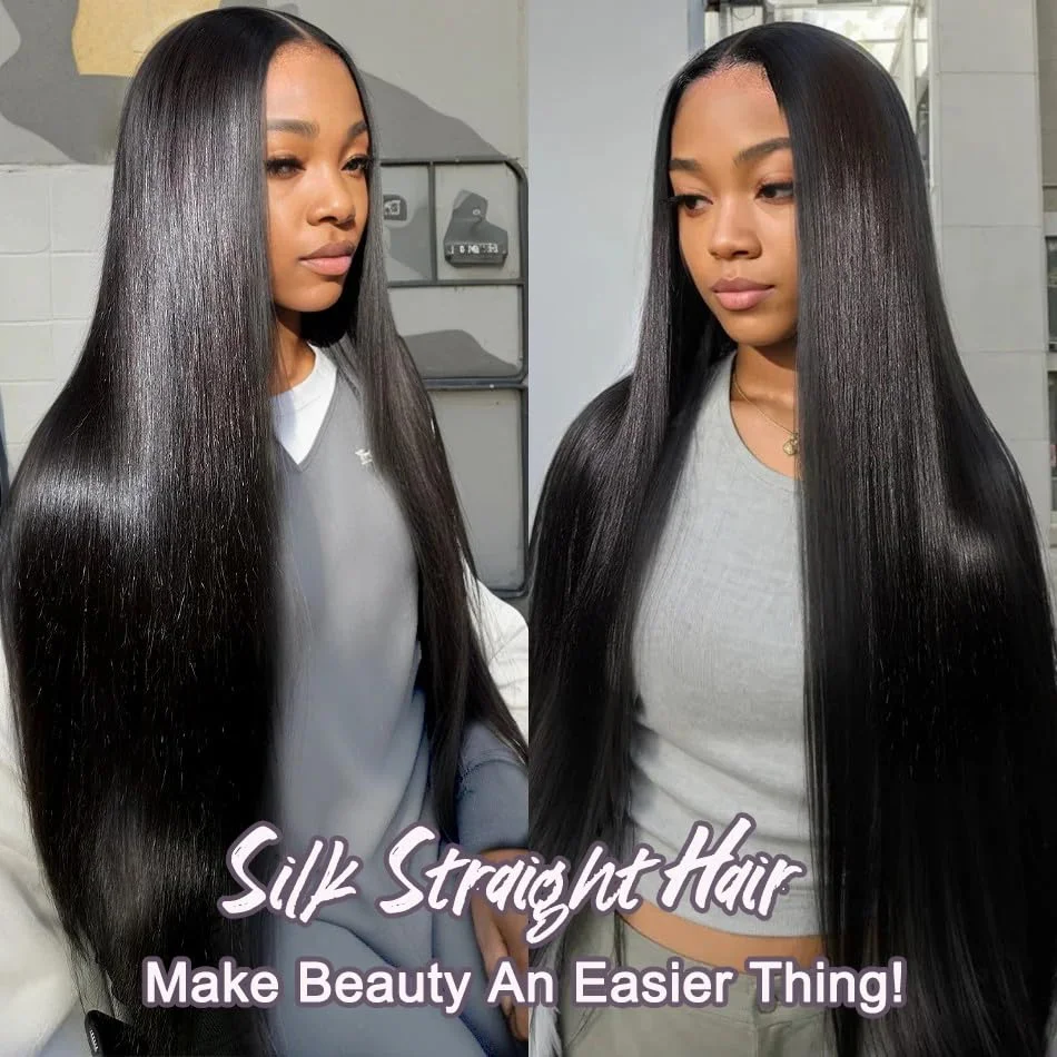 30 36 Inch Bone Straight Bundles Human Hair Real Unprocessed Raw Remy Hair 1 3 4 Bundles Brazilian Double Weft Hair Extensions 6
