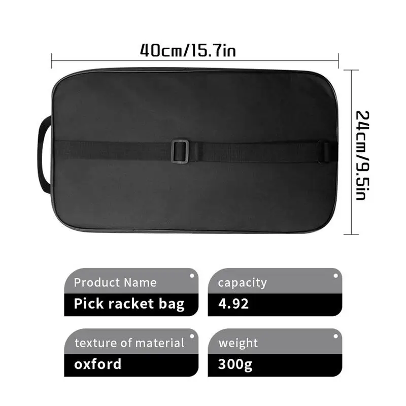 Pickleball Bag Pickleball Racket Paddle Storage Bag Men Women portable Waterproof Pickle Ball for Accessories