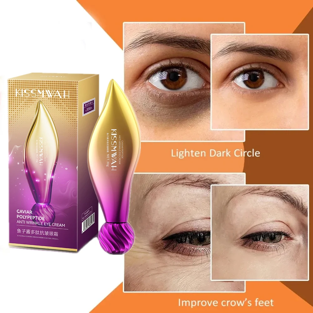 

Peptide Anti-Wrinkle Eye Cream Collagen Anti Dark Circle Anti-aging Gel Hyaluronic Acid Anti-Puffiness Eye Bags Korea Cosmetics