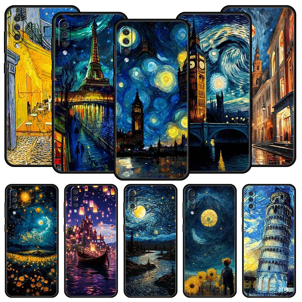 Starry Night Van Gogh Art Phone Case Cover