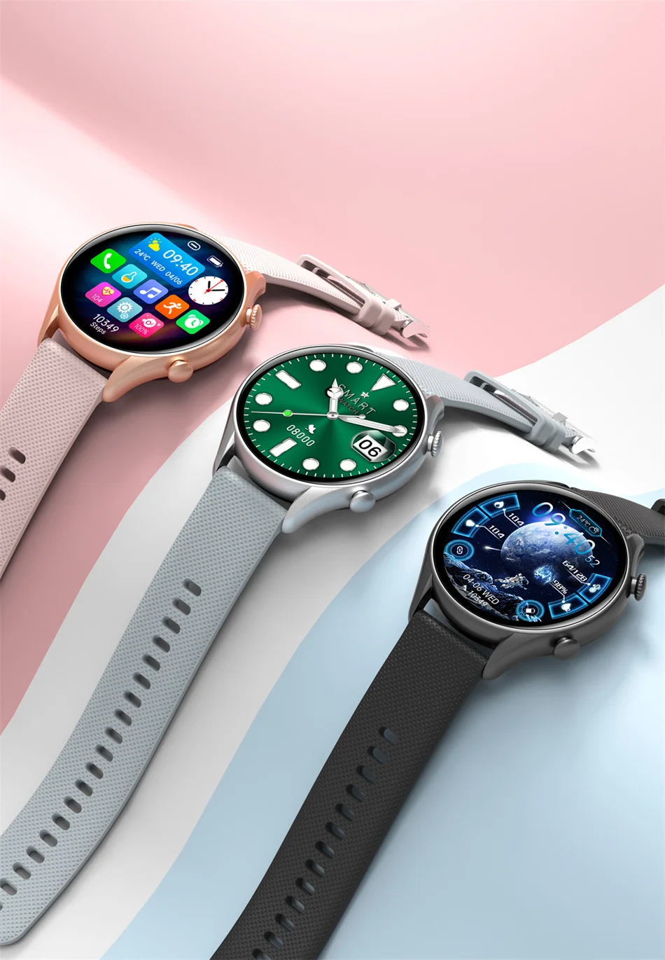 2022 Bluetooth Call Smart watch Women 360*360 HD Pixels custom page Sport Fitness Tracker Bracelet Waterproof Smartwatch Ladies