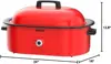 18 Quart Roaster Slow Cooker - Red 4