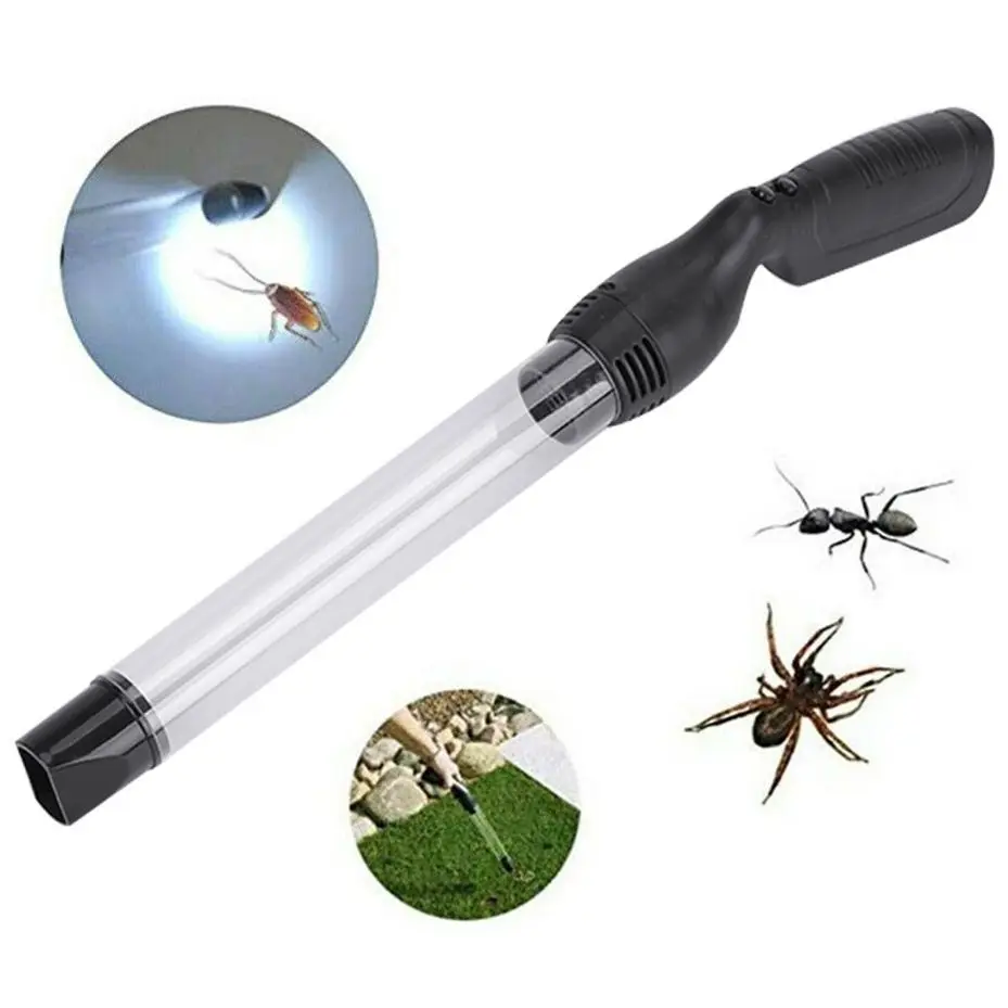 PortableInsectsCatcherSuctionTrapTubeHandheldBugFlyVacuum
