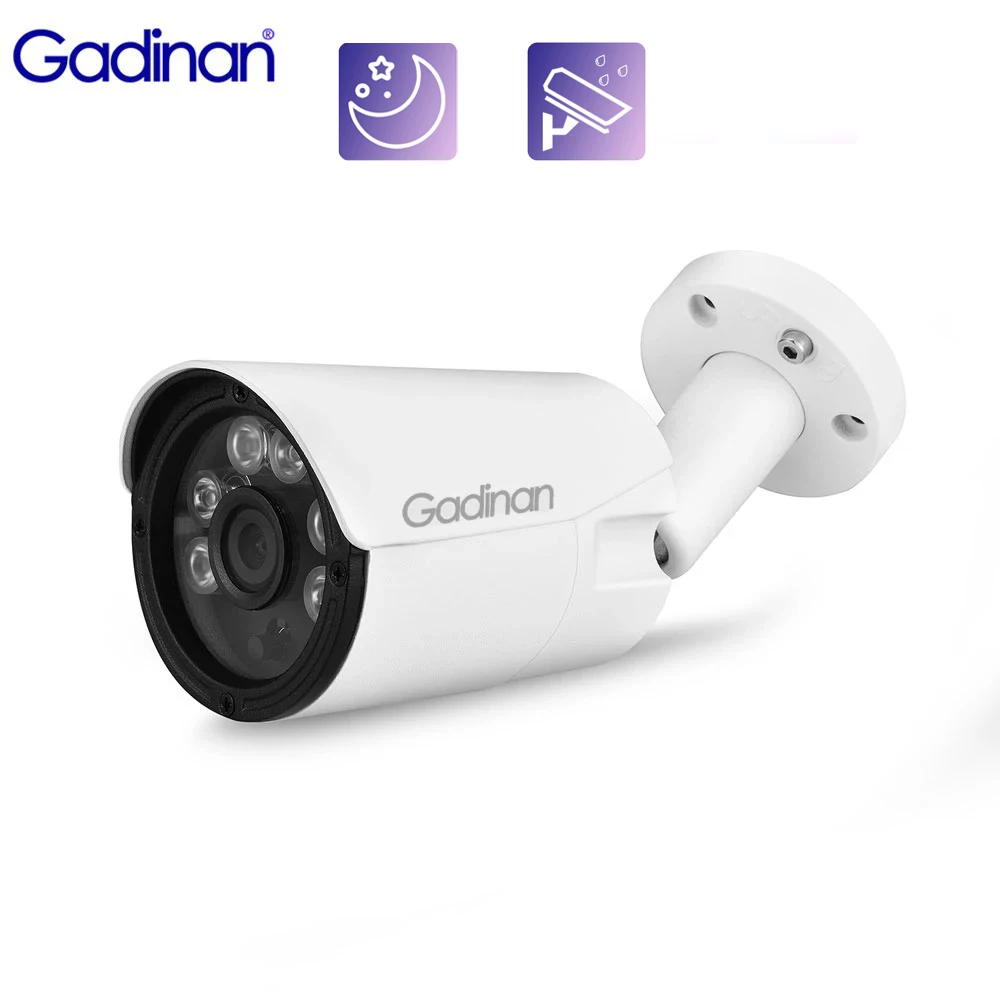 Gadinan Ahd Camera 2Mp 1080P Bullet Night Vision 6Pcs Ir Leds Outdoor O Indoor Ip66 Impermeabile Protezione Di Sicurezza Telecamera Cctv