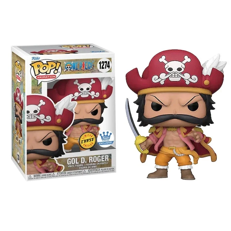 thumbnail image 4 of NUEVA figura de acción FUNKO POP ONE PIECE de la serie Whitebeard 1270 limitada Gol D. Roger 1274 Eustass Kid 1287, modelo de juguetes para regalar, 4 of 5