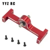 Aluminum Alloy 1/10 Transfer Case 70mm Width 5mm D-Shaped Shaft Metal For Axial Scx10 Upgrade Parts Rc Crawler Car Accessories 4