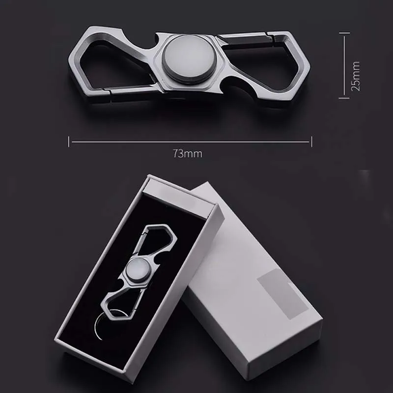 

Metal Fidget Spinner Toys Keychain Adult Antistress Fidget Toys Multi-Functional Hand Spinner Bottle Opener Car Key Holder