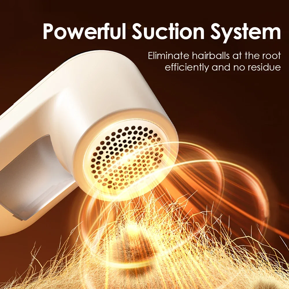 3 Speeds Fabric Clothes Shaver Pill Lint Remover Rechargeable LED Display Hairball Trimmer Fuzz Remover for Clothes Sweater
