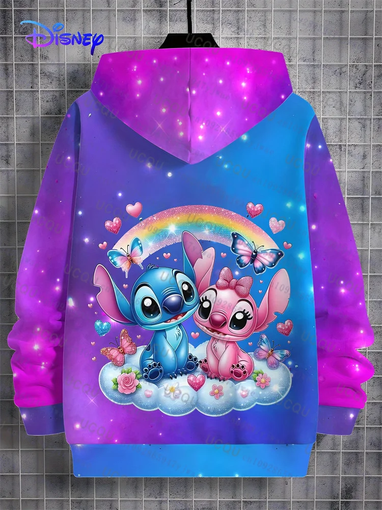 Disney Stitch & Angels Hoodie Pullover Sweatshirt 4