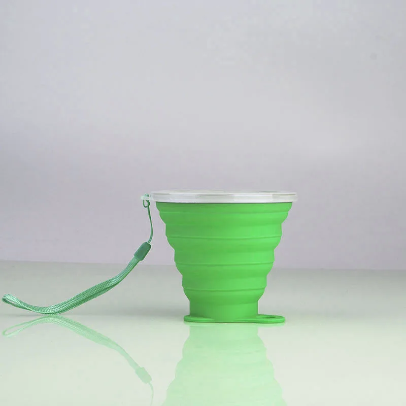 Foldable Silicone Travel Cup - Cute and Collapsible Water Bottle