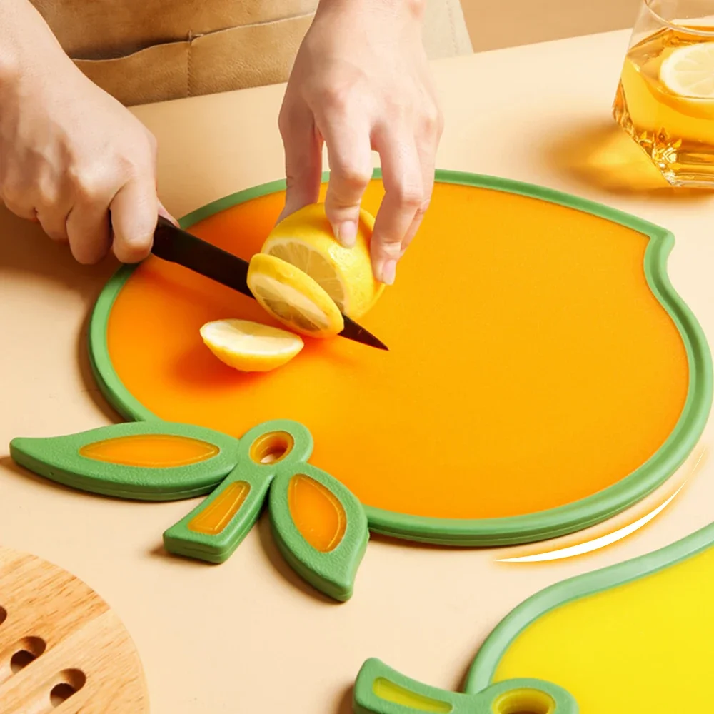 

Fruit Shape Chopping Board for Kids Fruit and Vegetables Kitchen Cutting Boards Baby Serving Board Durable Thickened Material