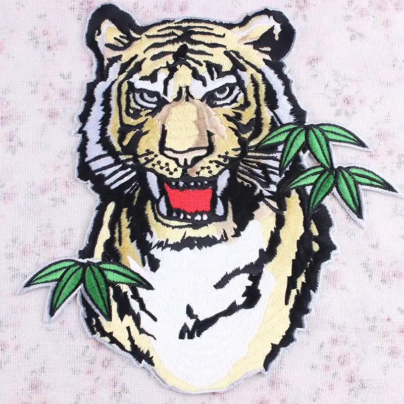 Patch Ricamato Tiger Biker Motorcycle – Ferro Da Stiro – Zaino Giacca – Francia