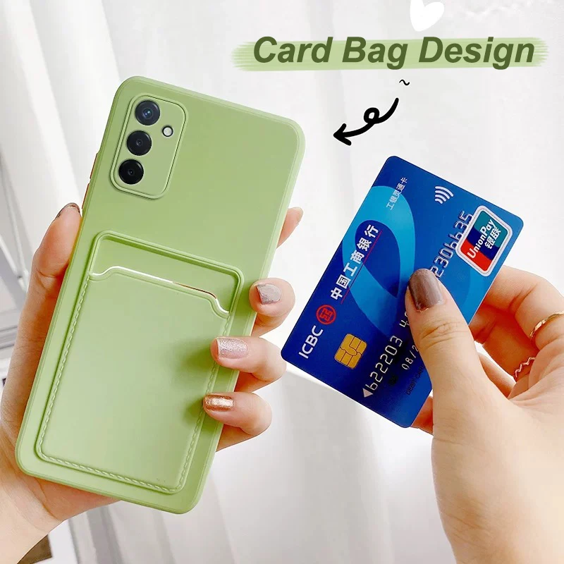 Luxury Cardholder Wallet Case - Ultra Thin Shockproof Soft Cover
