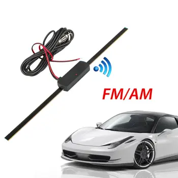 Auto AM FM Antenna Radio Amplificatore di Segnale Booster 12V Universale Parabrezza Auto Elettronica Antenna Radio Booster Accessori Auto