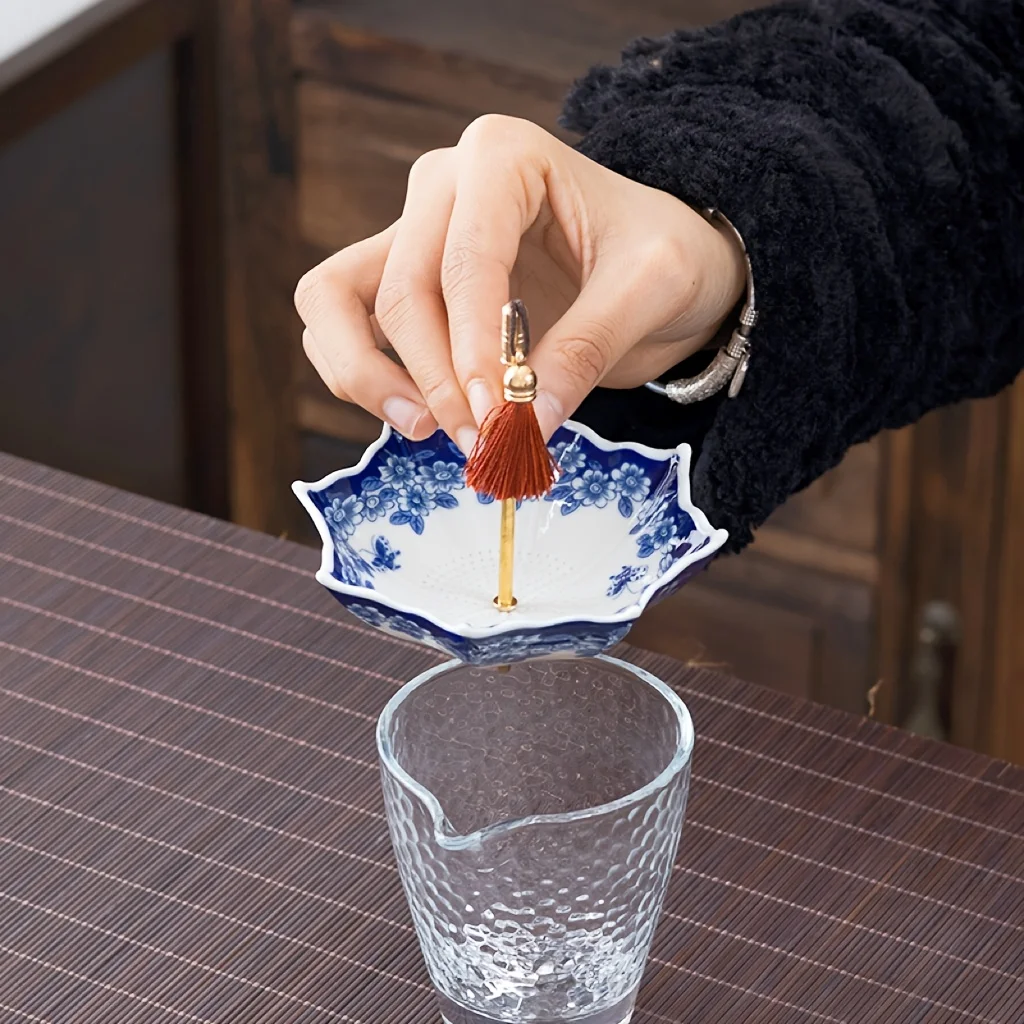 COLINO DA TÈ Porcellana Ceramica Filtro Sfera Di Utensili Per Cerimonia Del EUR 24,59 - IT