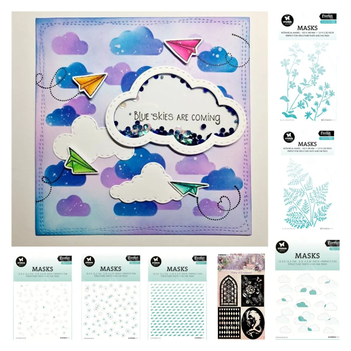 

Confetti Sets for DIY Coloring Layering Stencils Craft Making Greeting Card Scrapbooking Decoration Molds