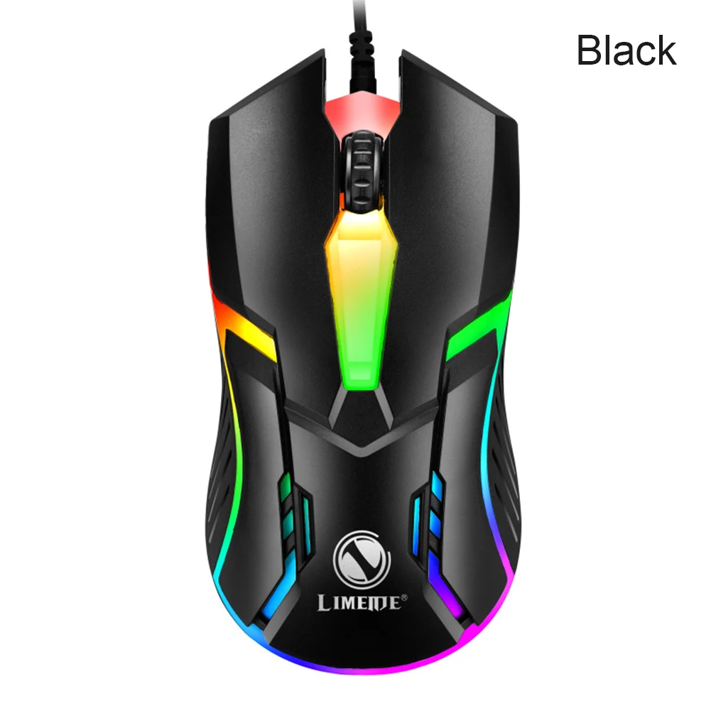 1600Dpi USB Wired Gaming Mouse LED Light Backlit Luminous Competitive Gamed Mouse Notebook Optical Computer Mechanical Mouse best wireless mouse Mice