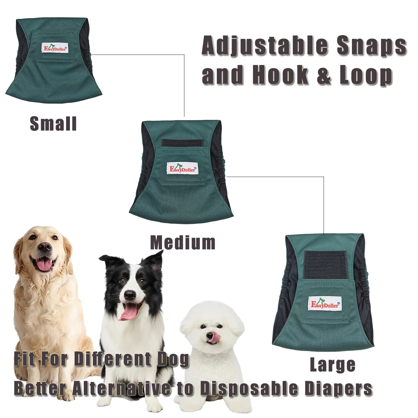 1 pc Male Dog Cloth Diaper Reusable Washable Pet Belly Wrap Puppy Underwear dog diapers pet diapers dog nappies