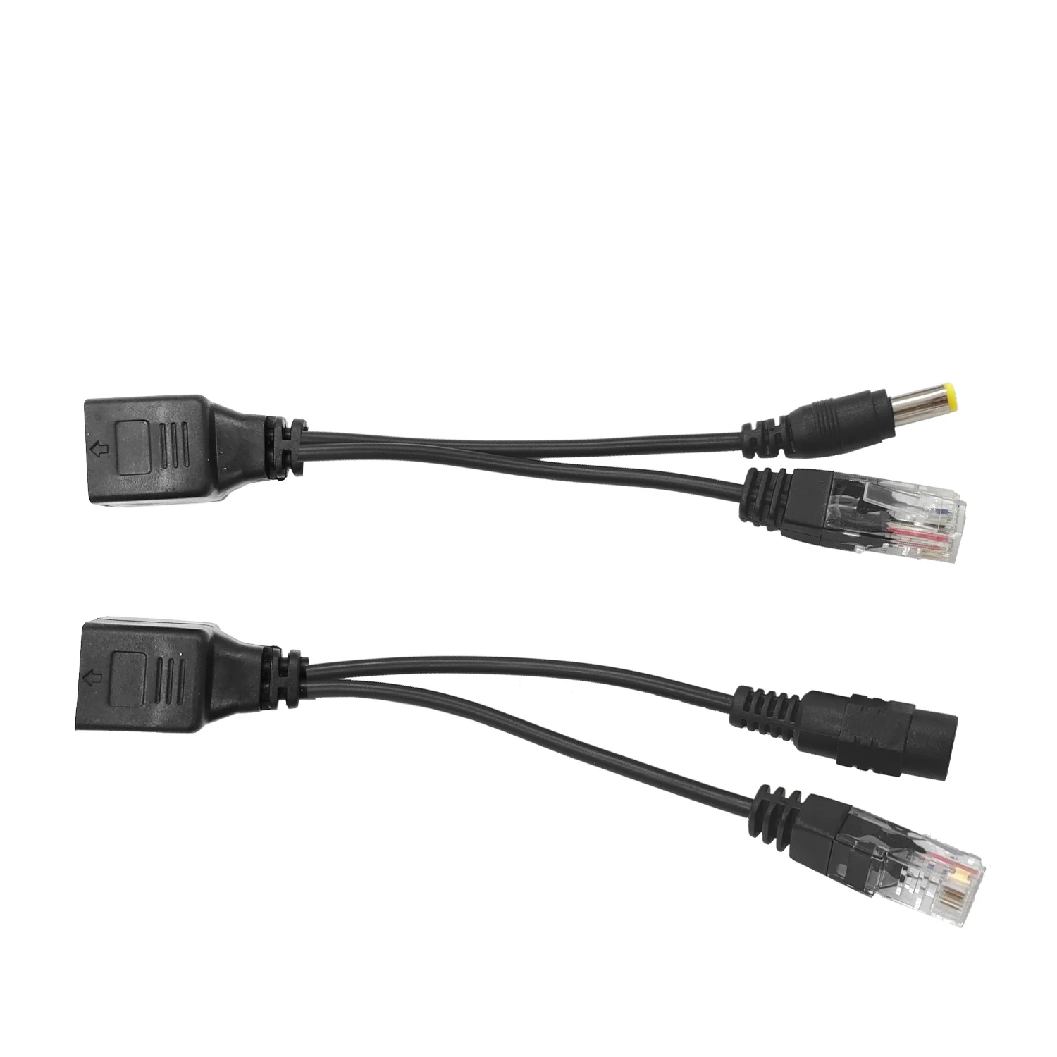 JIENUO Waterproof POE Splitter with Video & Power Adapter Cable