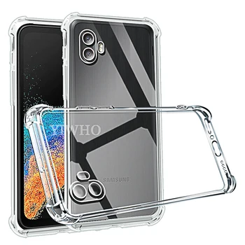 Custodia per telefono antiurto per Samsung Xcover6 Pro Trasparente in silicone trasparente morbido TPU Galaxy Xcover Pro 2 X Cover 5 Pro Cover posteriore