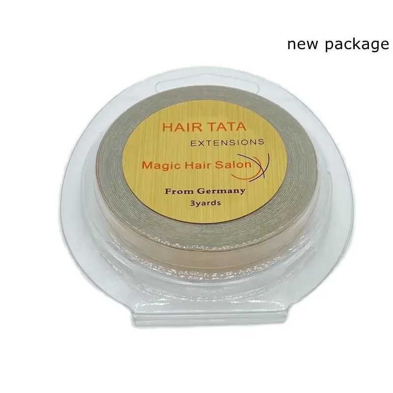 TATA Hair Extension Tape Double Side Adhesive Tape Support for Hair Width 0.8cm/1.0cm Extensions Wigs 3 Yards hair extension tape