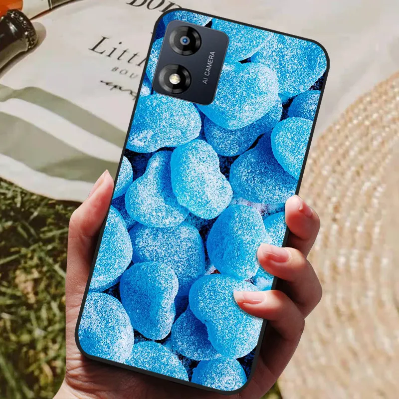 Sleek Black Soft TPU Silicone Back Cover - Stylish Protective Case