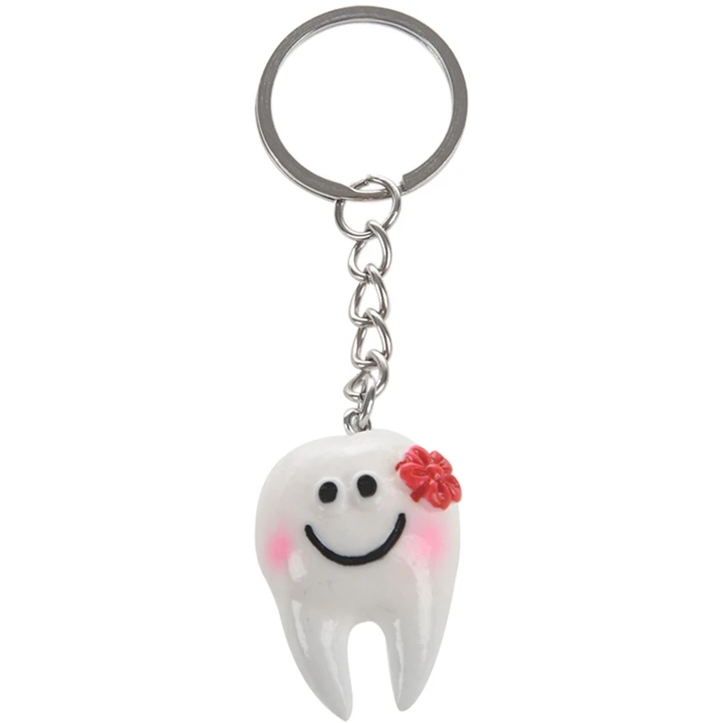 keychain-hang-tooth-shape-chaveiro-presente-bonito-120-pcs