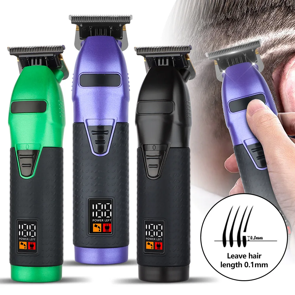 

New Hair Finishing Electric Hair Clipper Digital Display High Power Hair Clipper Razor S11 Electric Grass Trimmer for Men Barber