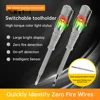 AC24-250V Neon Bulb Indicator Meter Electric Pen Insulated Highlight Pocket Tester Pen Screwdriver for Electrician Tool 6