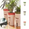 Plastic Lazy Hydroponic Flower Pot Self Watering Planter Living Room Succulent Plant Pot Planter Office Decor 1