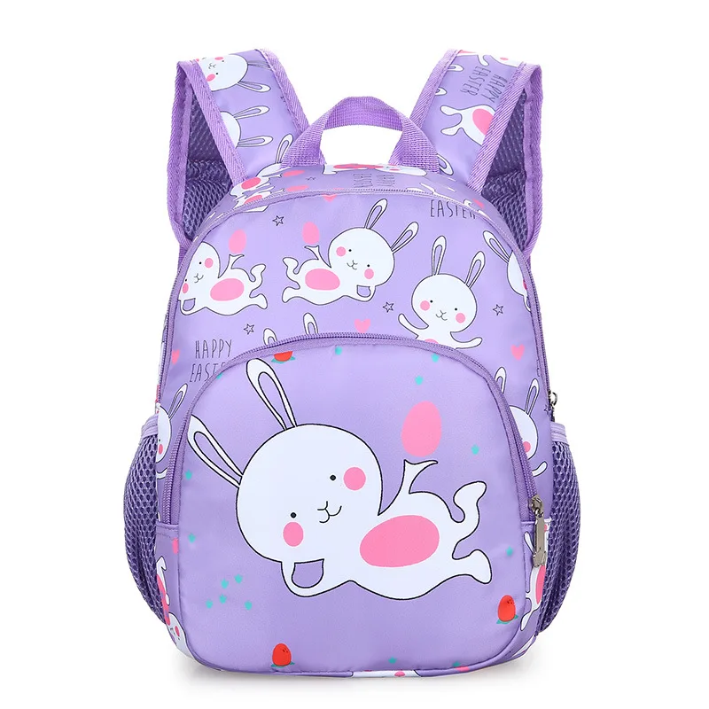 Children Small Backpack Dinosaur Rabbit Printed Girls Boys Cute School Bags In Kindergarten Anti Loss Kids Large Schoolbag Hot