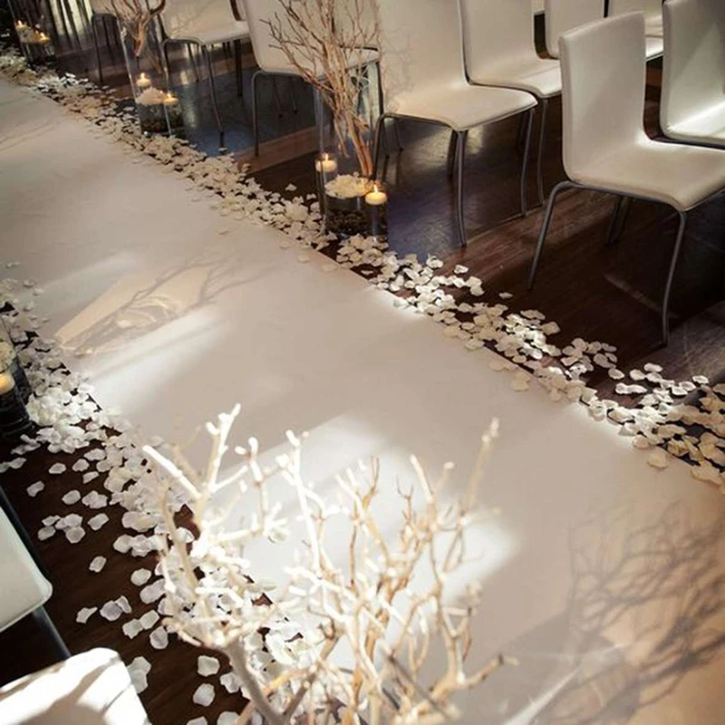 1m X 12m Outdoor White Carpet Mats Aisle for Wedding Banquet Film Festival Party Celebrations Awards Events Decoration Carpet 4