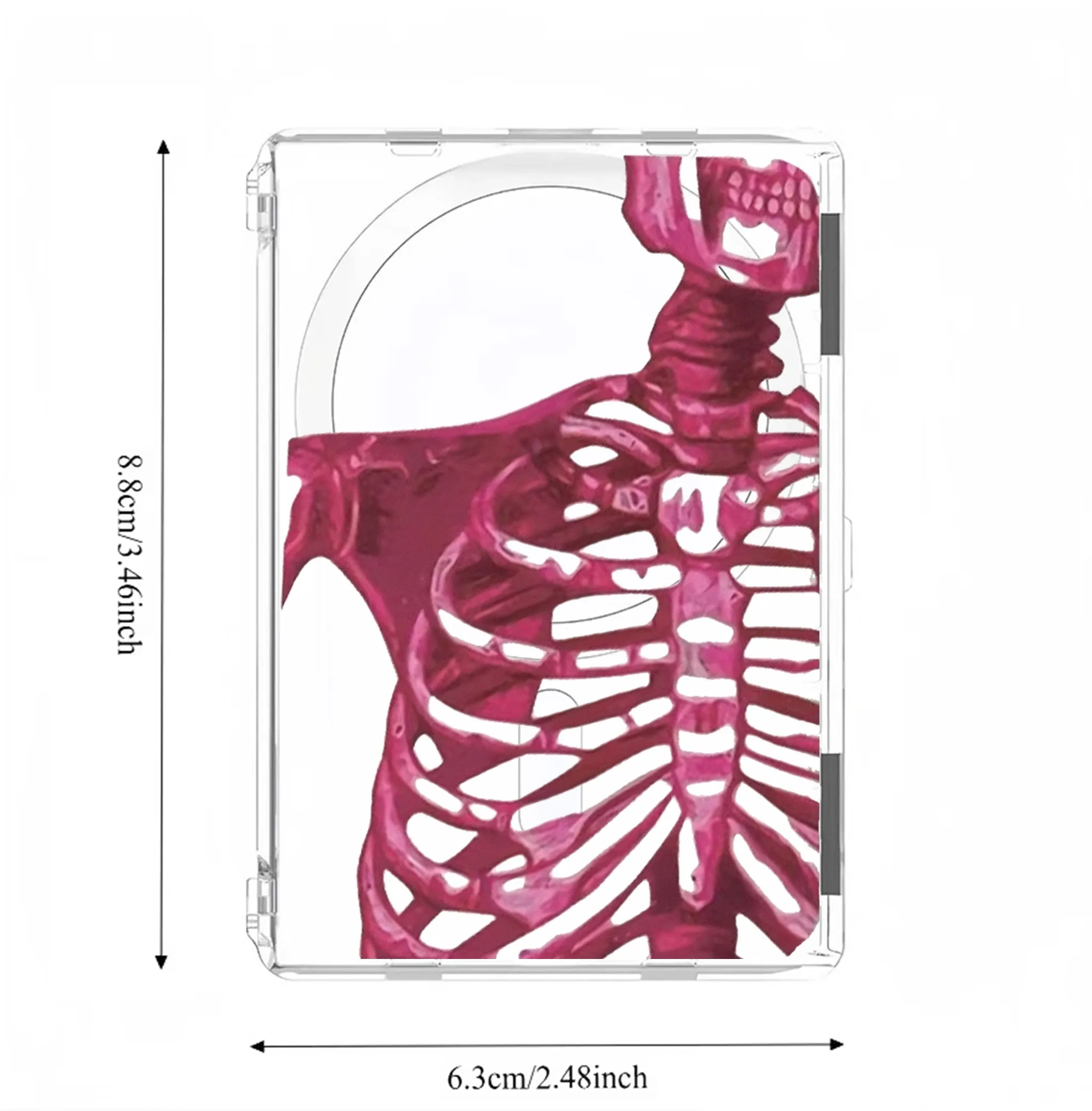 Magsafe Transparent Acrylic Card Holder with Magnetic Shell Accessories