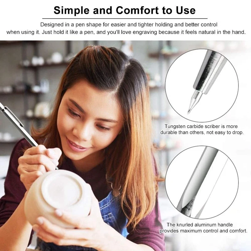 wood pellet maker HOT-4Pcs Tip Scriber Etching Engraving Pen Carve Engraver Scriber Tools For Stainless Steel Ceramics And Glass best woodworking bench