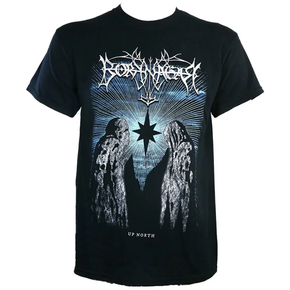 Autentica Maglietta Borknagar Up North S M L Xl 2Xl Novità