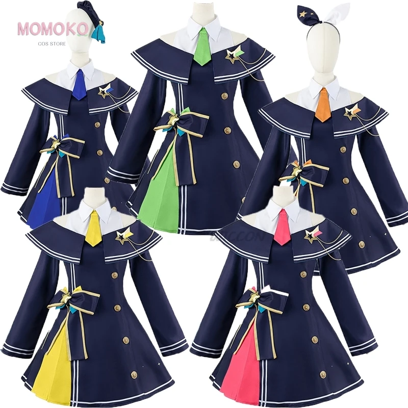 

Игровой проект Sekai, красочный сценический Косплей Tenma Saki Hinomori Shiho Hoshino Ichika Mochizuki Honami Leo/need, косплей костюм