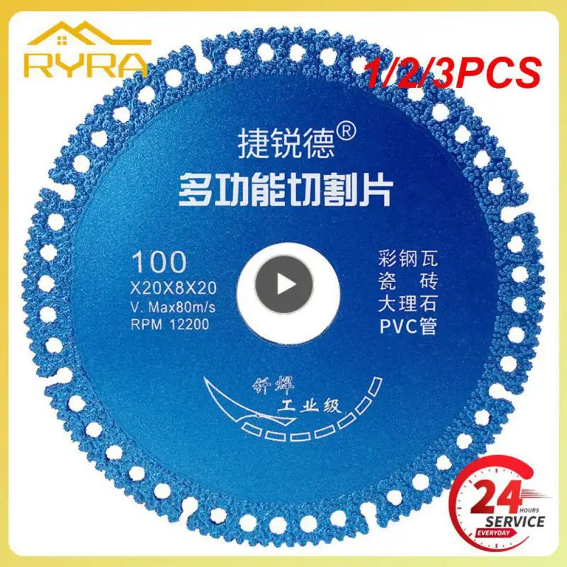 

1/2/3PCS Composite Multifunctional Cutting Saw Blade 100mm Ultra-thin Saw Blade Ceramic Tile Glass Cutting Disc For Angle