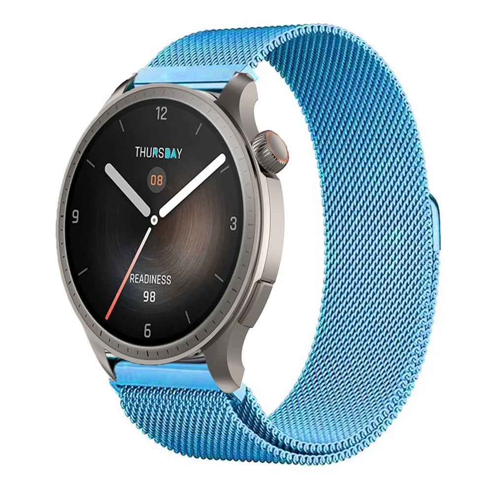 Milanese Stainless Steel Smartwatch Strap - Adjustable Mesh Wristband