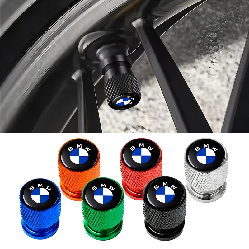 BMW E61 E81 E87 1 2 3 4 5 6 7 시리즈 X1 X3 X4 X5 X6 F20 E90 용 자동차 휠 타이어 밸브 캡 타이어 스템 커버 방진 방수