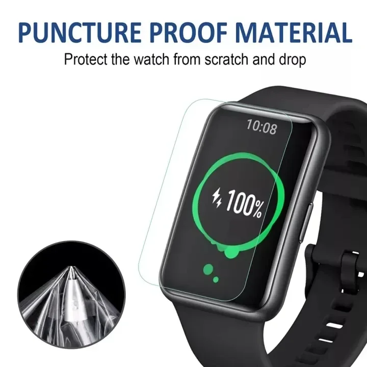 Huawei Watch Fit 2 HD Hydrogel Screen Protector - Anti-Scratch Protective Film