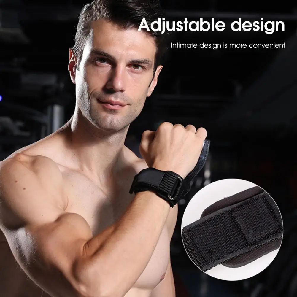 1 Pair Weightlifting Training Gloves for Men Women Fitness Sports Body Building Gymnastics Gym Hand Wrist Palm Protector Gloves 3
