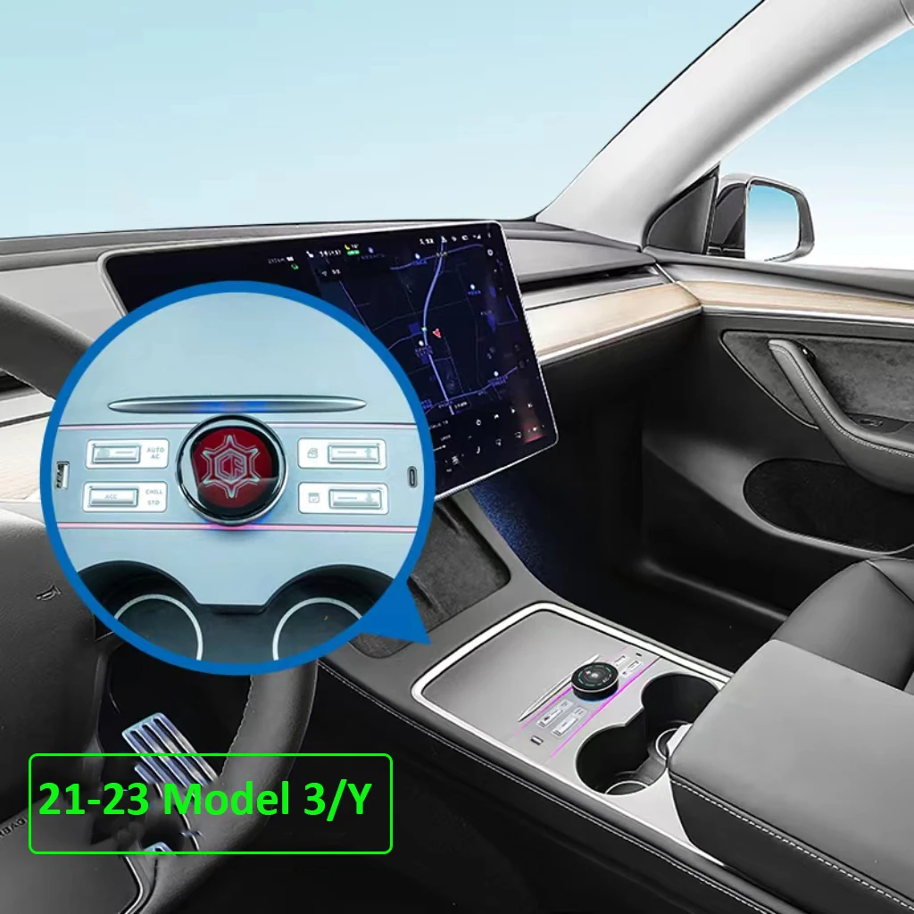 

Док-станция для Tesla Model 3, умная док-станция с ЖК-дисплеем, USB