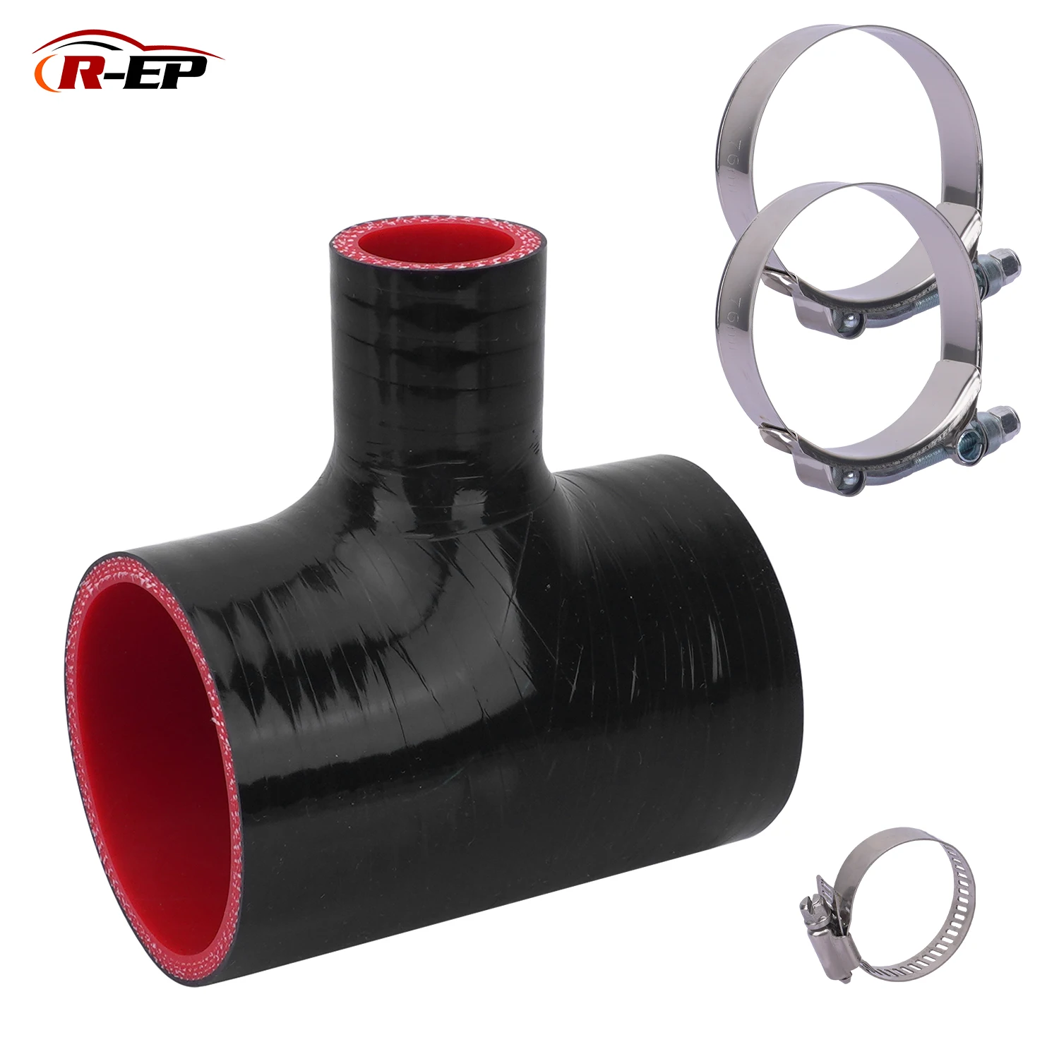 Manguera De Silicona Roscada Universal Negra 68mm X 500mm Para Coche - Resistente A Altas Temperaturas