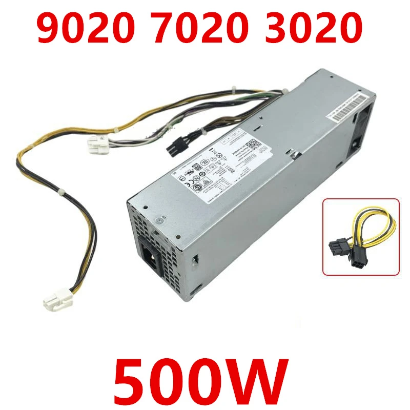 New Original Psu For Dell 9020 7020 3020 Sff 8pin 500w Upgrade Power