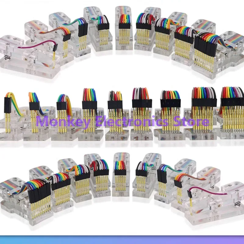 PCB Burn-in Test 2.54 1.27 1.5 2.0 Fixture Probe Pin Spring Pin Test Rack Download Programming Tooling Fixture Customisation pcb test fixture