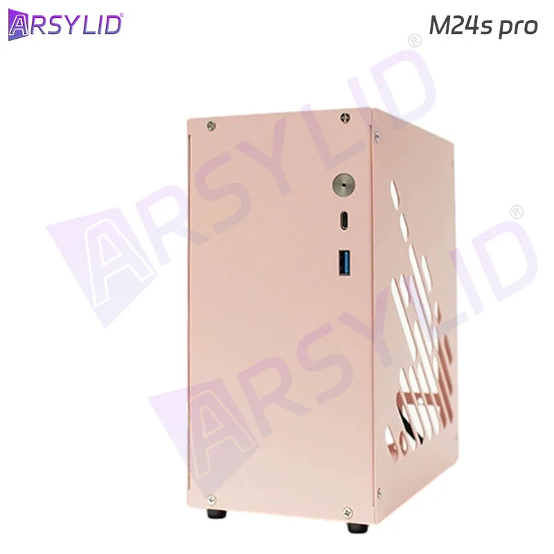 Caixa do Computador para Radiador de Cpu Mini Itx a4 Chassis Flex Psu Htpc 4.2 l 180 mm 47 mm M24 - Imagem 4