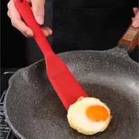 Pelle à frire en Silicone, outils de cuisine résistants à la chaleur, antiadhésive, pour crêpes, œufs frits, pelle de transfert, spatule de fuite 3