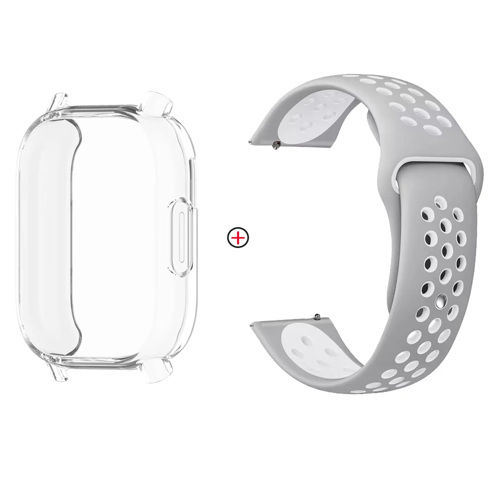 Soft Silicone Strap with TPU Case and Screen Protector