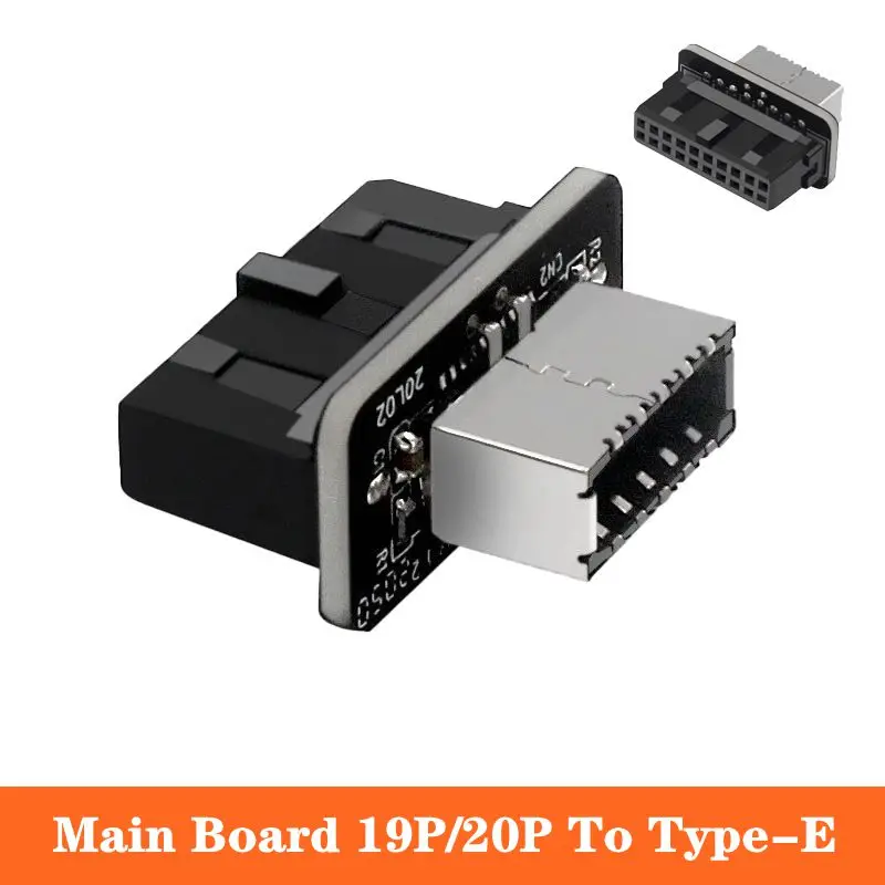 

Материнская плата USB3.0, фронтальное шасси с 19 контактами на 3,1 C Type-E адаптер с 20 контактами на 19 контактами, Расширительная плата