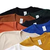 Oversize Short Sleeve Crew Neck T Shirt Unisex Loopwheel Basic Seamless Cotton Tees Plain S-2XL 3